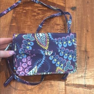 Vera Bradley Purple Floral Wallet